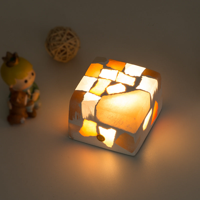 Light-transmitting Gypsum Cube Sugar