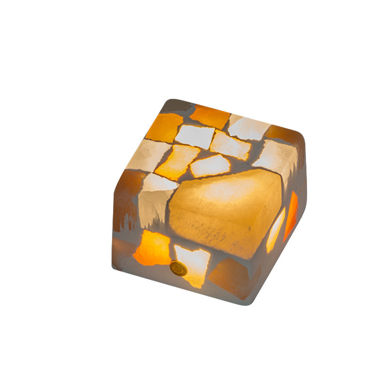 Light-transmitting Gypsum Cube Sugar