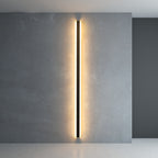 Minimalist long led wall lamp