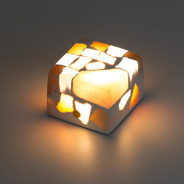 Light-transmitting Gypsum Cube Sugar